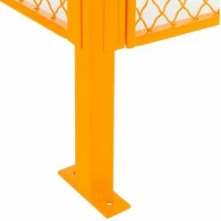 Global Industrial™ Machinery Wire Fence Partition Panel, 2'W, Yellow -Mezzanines & Modular Structures Shop 184901 04