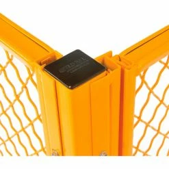 Global Industrial™ Machinery Wire Fence Partition Panel, 5'W, Yellow -Mezzanines & Modular Structures Shop 184904 06