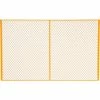 Global Industrial™ Machinery Wire Fence Partition Panel, 8'W, Yellow -Mezzanines & Modular Structures Shop 184907