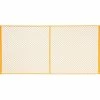 Global Industrial™ Machinery Wire Fence Partition Panel, 10'W, Yellow