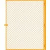 Global Industrial™ Machinery Wire Fence Partition Hinged Door, Yellow