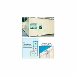 Portafab Vinyl Dividing Wall 8' High White