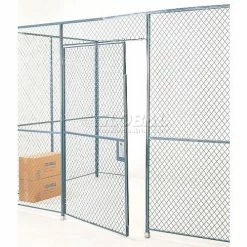 Global Industrial™ Wire Mesh Hinged Door - 8x3