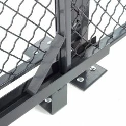Global Industrial™ Wire Mesh Sliding Gate - 8x5 -Mezzanines & Modular Structures Shop 603338 06