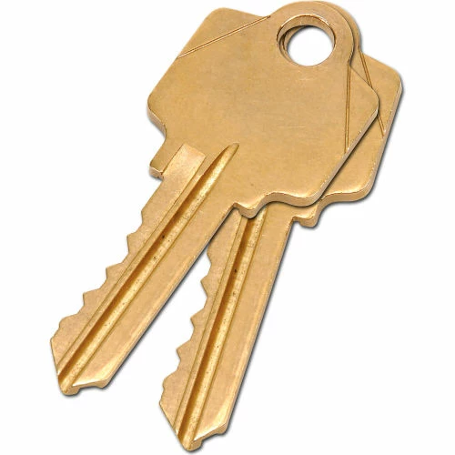 Global Industrial™ 2 Keys For Mortise Lock (Keyed Alike) 3 Global Industrial™ 2 Keys For Mortise Lock (Keyed Alike)