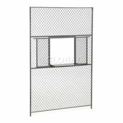 Global Industrial™ Wire Mesh Service Window for 8' Security Room 34 Global Industrial™ Wire Mesh Service Window for 8' Security Room -Mezzanines & Modular Structures Shop 603348 02