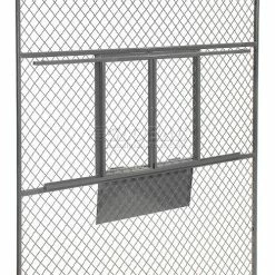 Global Industrial™ Wire Mesh Service Window for 10' Security Room -Mezzanines & Modular Structures Shop 603348 04 1