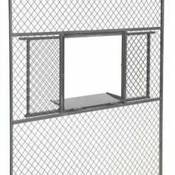 Global Industrial™ Wire Mesh Service Window for 8' Security Room 41 Global Industrial™ Wire Mesh Service Window for 8' Security Room -Mezzanines & Modular Structures Shop 603348 09