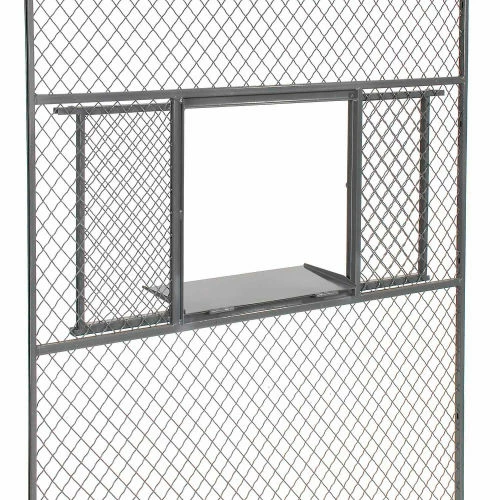 Global Industrial™ Wire Mesh Service Window for 8' Security Room 12 Global Industrial™ Wire Mesh Service Window for 8' Security Room - Image 10
