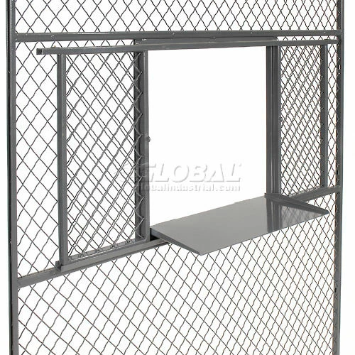 Global Industrial™ Wire Mesh Service Window for 8' Security Room 20 Global Industrial™ Wire Mesh Service Window for 8' Security Room - Image 18