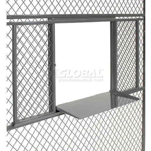 Global Industrial™ Wire Mesh Service Window for 8' Security Room 21 Global Industrial™ Wire Mesh Service Window for 8' Security Room - Image 19