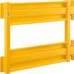 Global Industrial™ Self-Closing Guard Rail Safety Gate, Safety Yellow, Post Mount -Mezzanines & Modular Structures Shop 708372 03