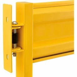 Global Industrial™ Self-Closing Guard Rail Safety Gate, Safety Yellow, Post Mount -Mezzanines & Modular Structures Shop 708372 04