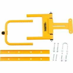 Global Industrial™ Adjustable Safety Swing Gate, 16"-26"W Opening, Yellow -Mezzanines & Modular Structures Shop 708536YL 04
