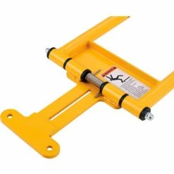 Global Industrial™ Adjustable Safety Swing Gate, 16"-26"W Opening, Yellow -Mezzanines & Modular Structures Shop 708536YL 06