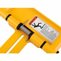 Global Industrial™ Adjustable Safety Swing Gate, 16"-26"W Opening, Yellow -Mezzanines & Modular Structures Shop 708536YL 09