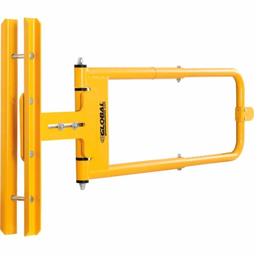 Global Industrial Adjustable Safety Swing Gate, 24"-40"W Opening, Yellow 3 Global Industrial Adjustable Safety Swing Gate, 24"-40"W Opening, Yellow