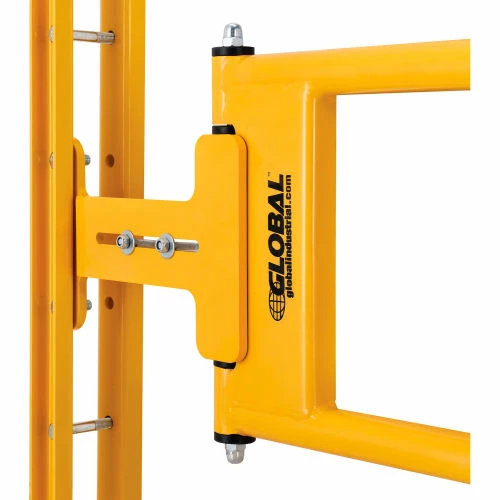 Global Industrial Adjustable Safety Swing Gate, 24"-40"W Opening, Yellow 6 Global Industrial Adjustable Safety Swing Gate, 24"-40"W Opening, Yellow - Image 4