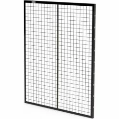 Global Industrial™ Machine Wire Guard Panel, 4'W, Black -Mezzanines & Modular Structures Shop BACK45 ISO