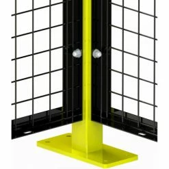 Global Industrial™ Machine Wire Guard Panel, 6'W, Black -Mezzanines & Modular Structures Shop INSIDE CORNER CONNECTION 7