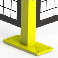 Global Industrial™ Machine Guard Corner Post, Yellow -Mezzanines & Modular Structures Shop OUTSIDE CORNER