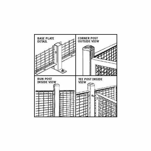 WireCrafters® RapidWire#8482; Door Post, 10' 5-1/4"H 3 WireCrafters® RapidWire#8482; Door Post, 10' 5-1/4"H
