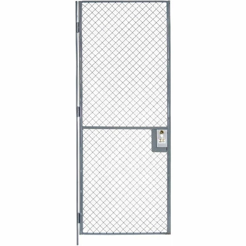 Husky Rack & Wire EZ Wire Mesh Partition Hinged Door - 3'Wx10'H 3 Husky Rack & Wire EZ Wire Mesh Partition Hinged Door - 3'Wx10'H
