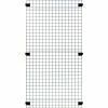 Husky Rack & Wire, Velox, Machine Guard, Panel, 5' 10"W x 5' 6"H, Black