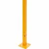 Husky Rack & Wire, Velox, Machine Guard Panel, 8'H Swing Door Post, Safety Yellow -Mezzanines & Modular Structures Shop WIW XG5508D 01