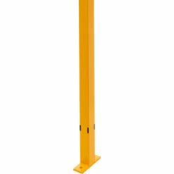 Husky Rack & Wire, Velox, Machine Guard, 8'H Line/Corner Post, Safety Yellow